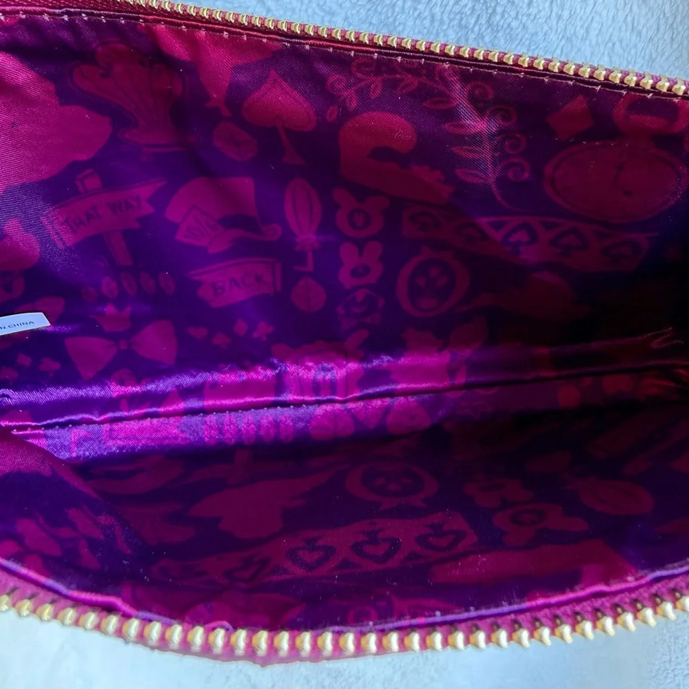Sigma x Disney Alice in Wonderland Glitter Makeup Bag - Limited Edition NWOT